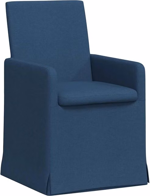 Sedie da pranzo 2 pz | Sedie da cucina Blu 57 x 67 x 95 cm Tessuto