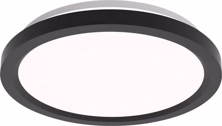 Plafoniera Philips 24W con telecomando, 1 lampadina, LED, IP20, nero