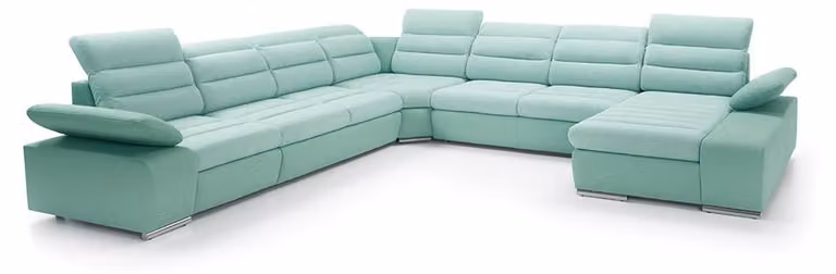 Ecksofa U-Form Eckcouch Schlaffunktion Wohnlandschaft Sofa Couch Sofas Couchen