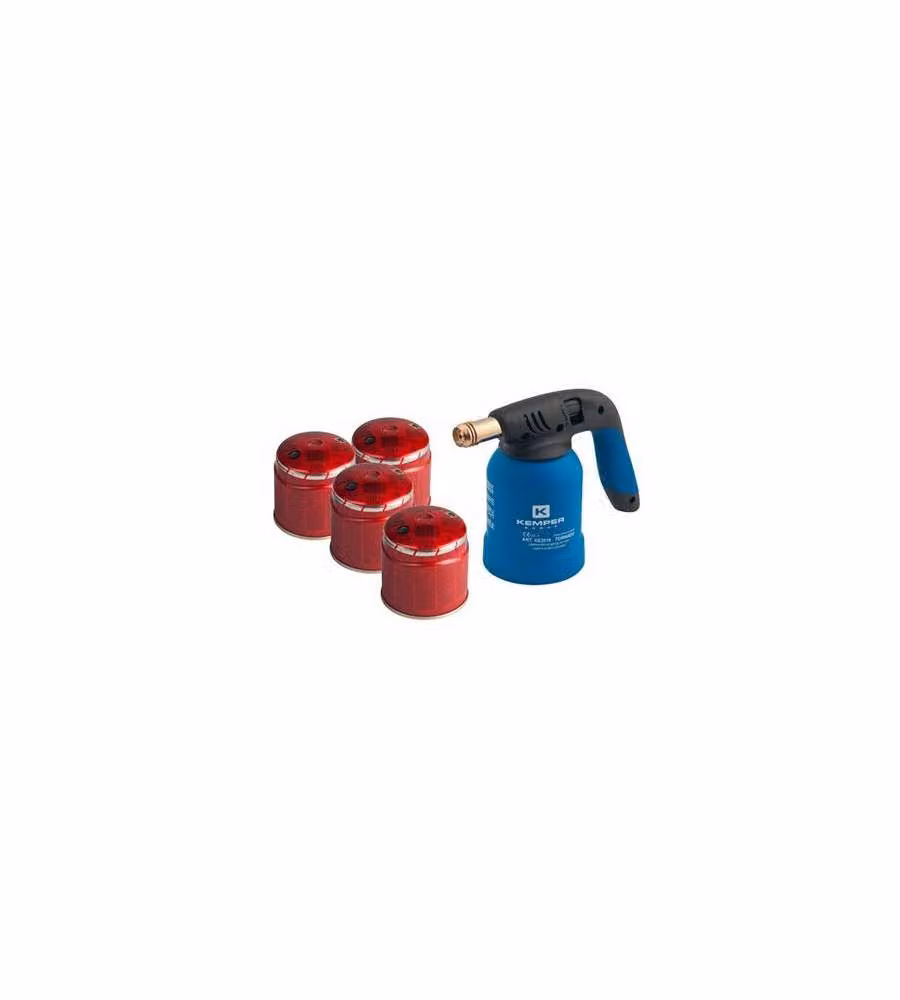 Lampada per saldare Kemper Tornado con 4 cartucce