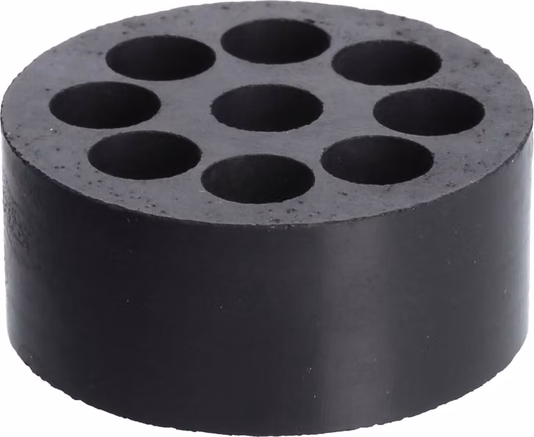 LAPP Inserti a densità multipla per raccordi M40, modello DIX-M40969, in gomma nitrilica butilica (NBR), colore nero - 1 pezzo