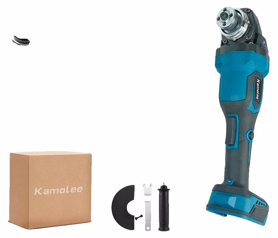 Smerigliatrice angolare elettrica, controllo continuo della velocità, struttura in metallo resistente, senza batteria, spina europea da 220V-240V