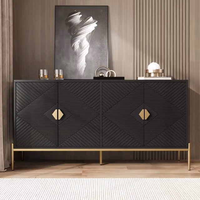 Credenza Moderna ¨C Xylo ¨C Bianco, Legno, 162x80x40 cm