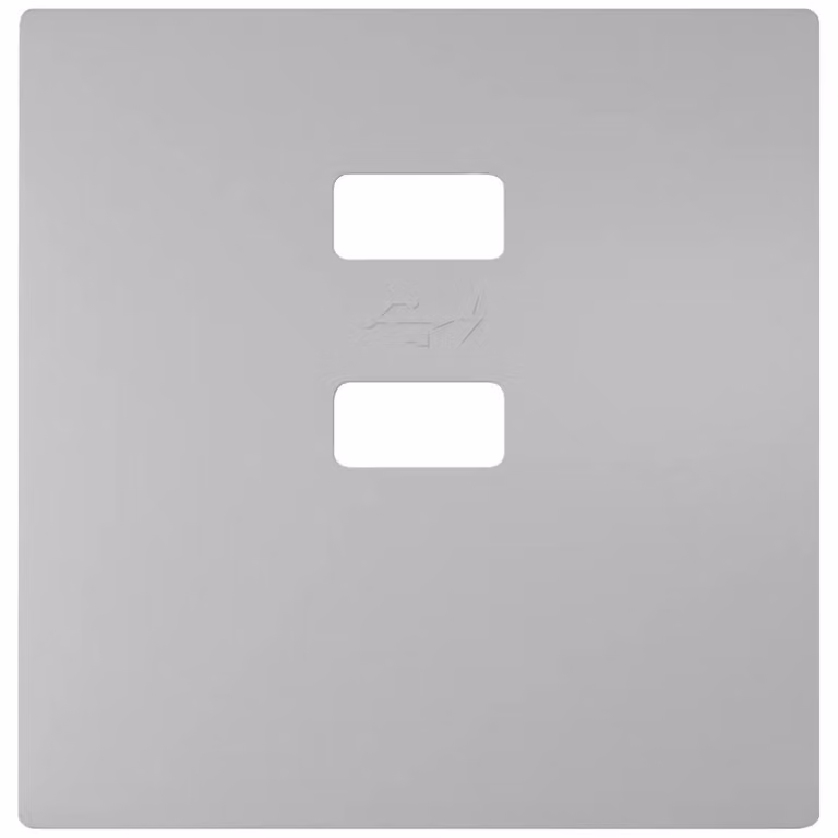 Copertura Siemens, caricatore USB doppio color platino metallizzato 5TG13780PM