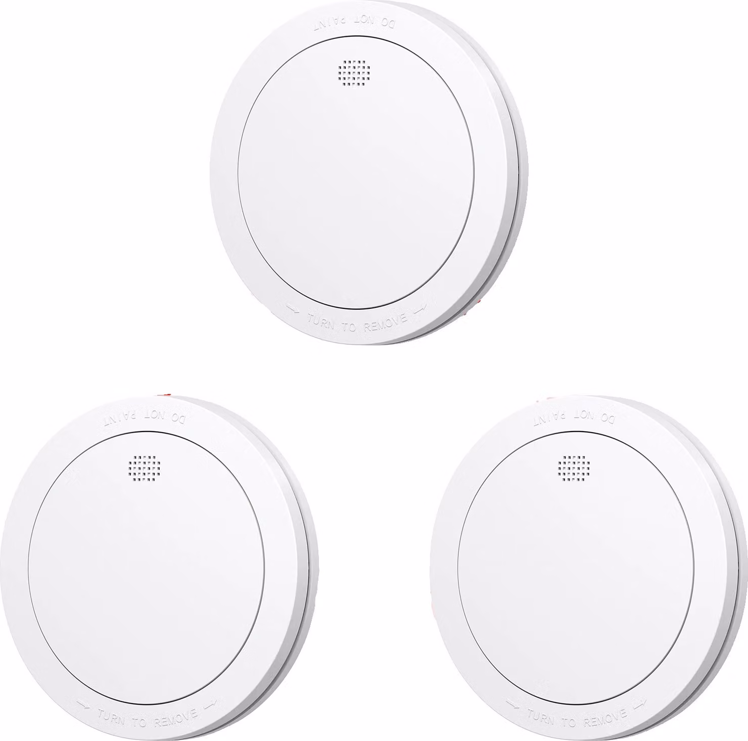 Rilevatore di fumo wireless, sistema in rete, batteria di 10 anni, 3 PC