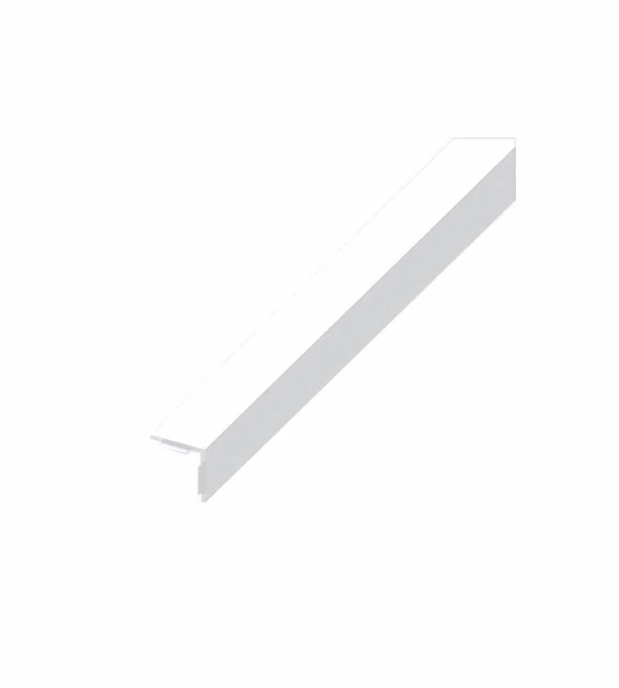 ALFER Angolare Autoadesivo Alluminio Bianco 20x20x1,5 mm Lunghezza 1 m