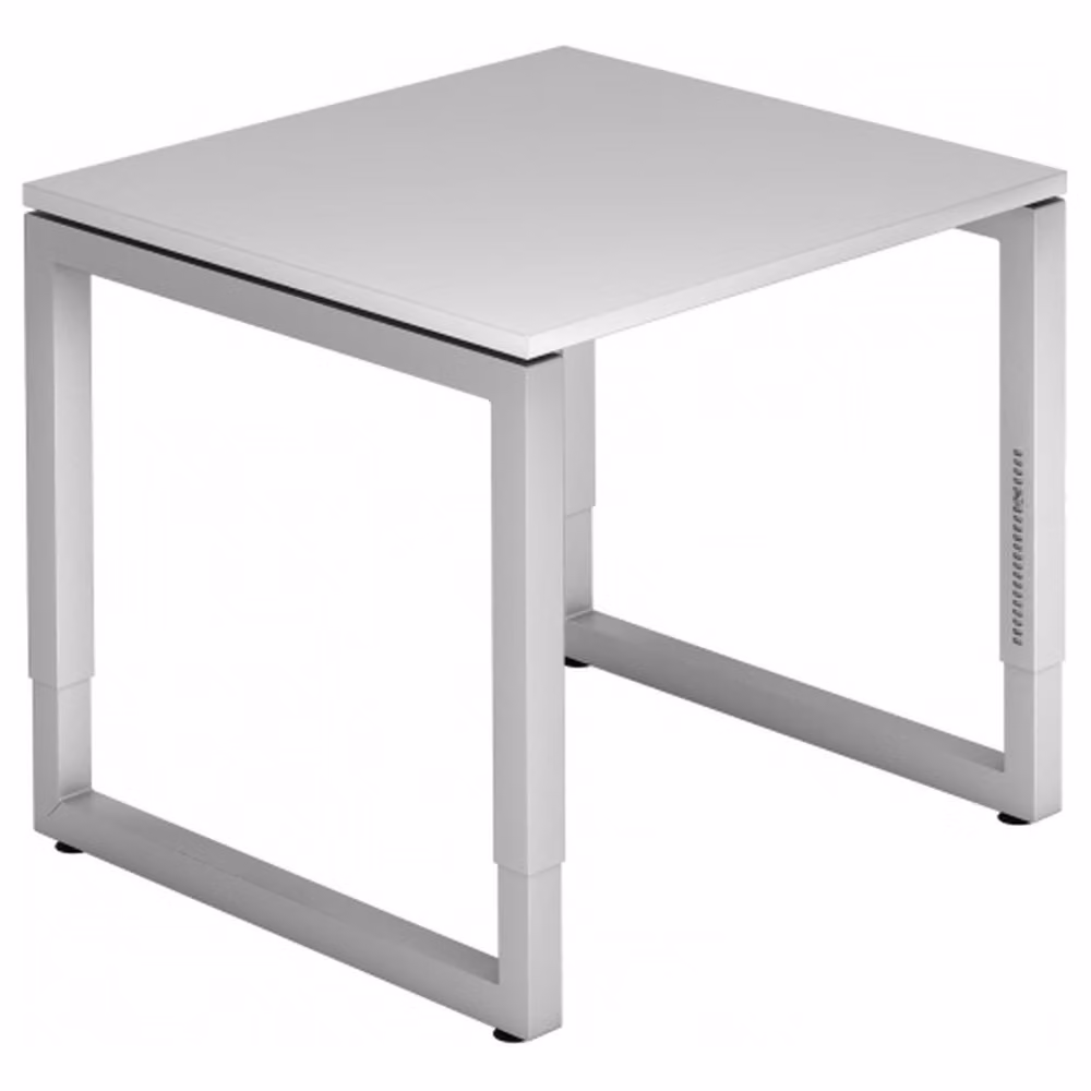 REGO 8 S - 80 x 80 grigio/argento, regolabile in altezza