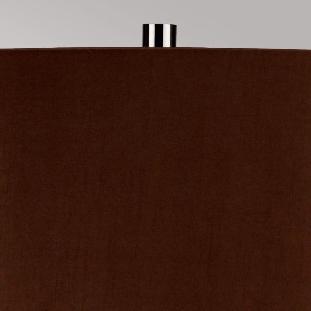 Lampada da tavolo Victor Elstead in ceramica beige e marrone, Altezza: 58 cm – 2
