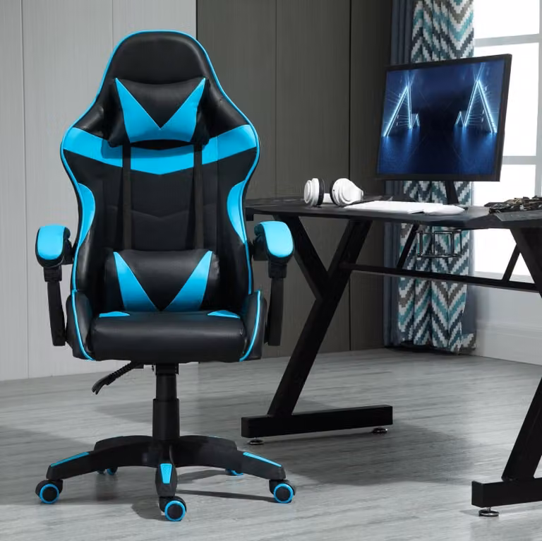 Sedia da ufficio MCC, sedia da gioco, ergonomica, sedia da scrivania, sedia girevole, sedia da gioco disponibile in 4 colori