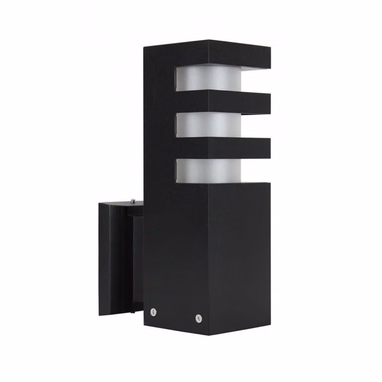 Lampada da parete in alluminio per esterni 1xE27 nero IP54 SU-MA RADO RADO K BL