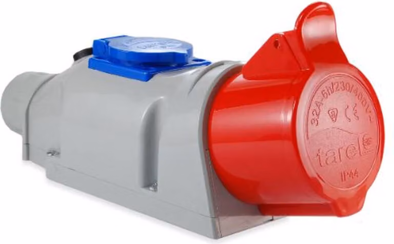 Set fisso con prese 16A IP44 (3P+Z) Tarel