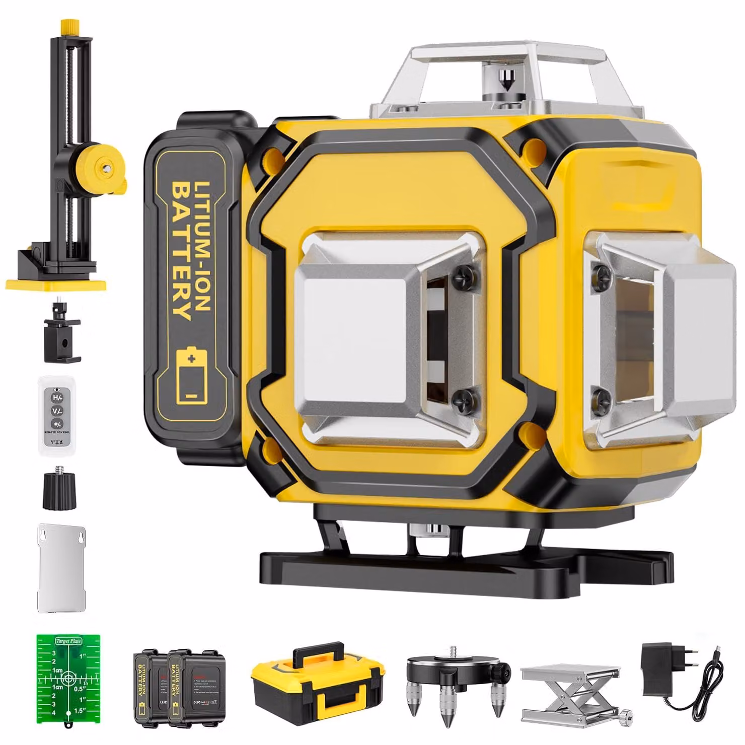 Livella laser a croce con 16 linee - Laser autolivellante a 360 gradi