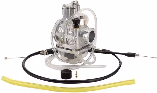 Set di sincronizzazione carburatore 34mm - Kit di sostituzione cavo di aspirazione - Strumento di regolazione carburatore - Adatto per motocicli 250cc/300cc/350cc/400cc/450cc - Incluso 1 x Carburatore - Carburatore motore