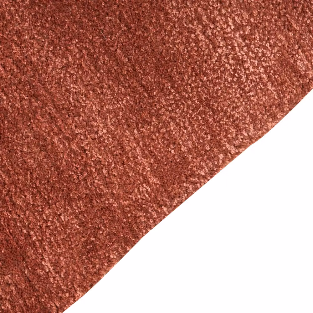 Tappeto Beliani in lana e viscosa fatto a mano, stile glamour, colore rosso, L: 160 cm x P: 230 cm – 2