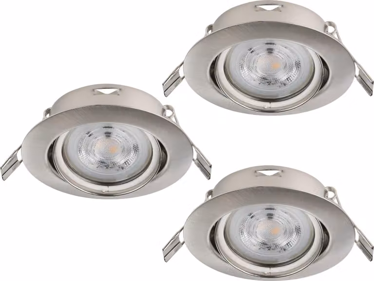 EGLO FAVAZZINA, GU10, LED, 1200 lm, 220-240 V, nichel
