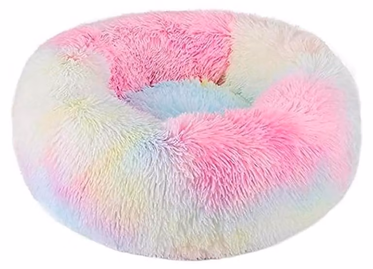 Solidchoice - Cuccia a forma di ciambella per cani e gatti, 50x50 cm