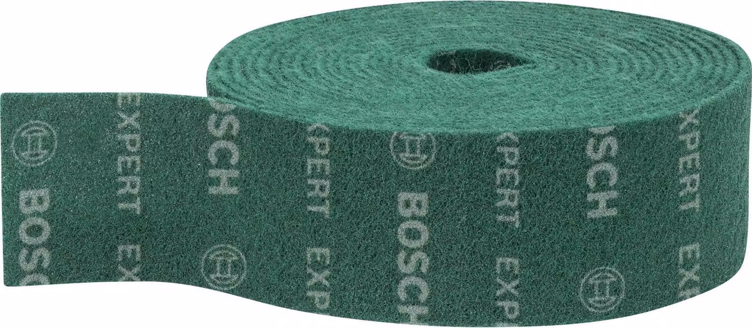 EXPERT N880 Rotolo in tessuto non tessuto per la levigatura a mano, 100 mm x10m, multiuso 2608901225