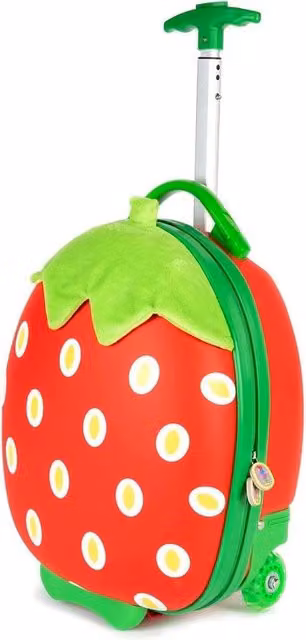 Borsa a Spalla per Bambini con Cabina per Bagagli - Rosso Arancia
