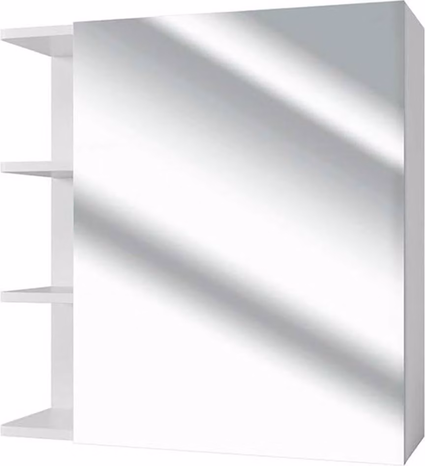 Specchio contenitore bagno Vicco Fynn Bianco 62 x 64 cm, Model 26656