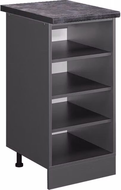 Scaffale da cucina Vicco R-Line Antracite in MDF opaco L: 40 cm, H: 81,6 cm, P: 20,7 cm – 1