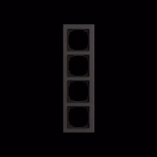 Busch-Jaeger 2CKA001754A4900, nero, carta, senza viti, Busch-Jaeger, opaco, IP20