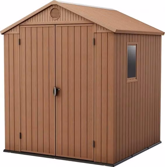Casetta da giardino Keter Darwin 6x6 - 221 x 183 x 190 cm - marrone