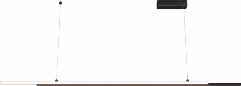 Maytoni Halo LED lampada a sospensione nera 48W, 4000K, alluminio/acrilico, IP20