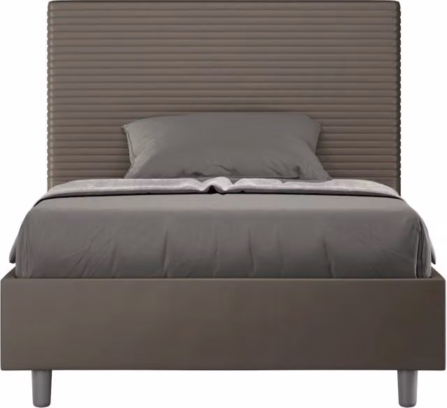 Letto Matrimoniale Large 180x210 cm Senza Rete Focus Cappuccino