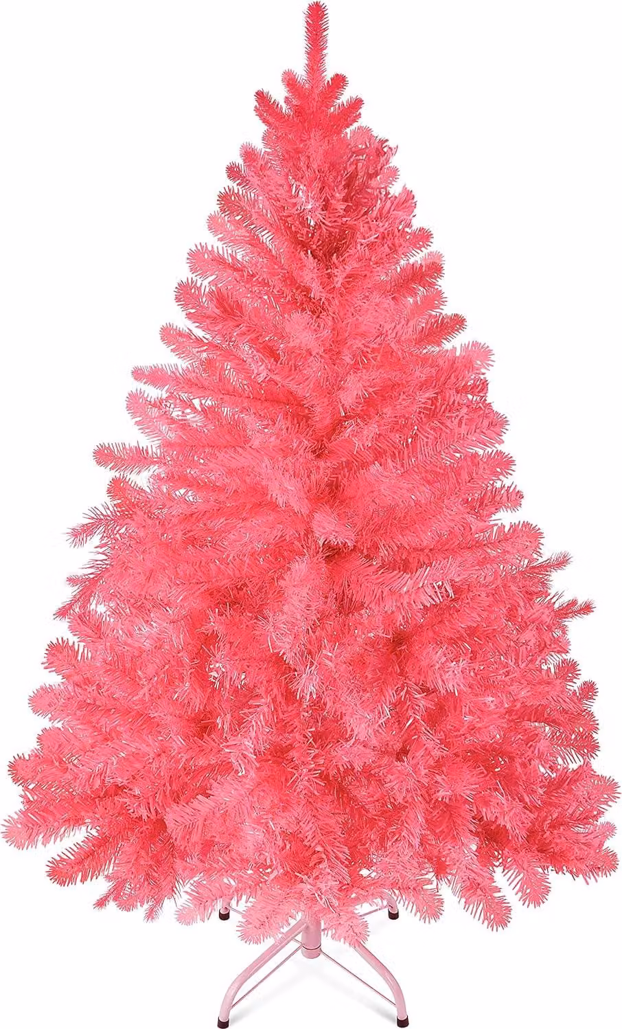 Albero di Natale artificiale 120 cm Realistico per Natale 320 rami Supporto in metallo