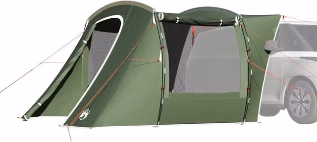 Tenda da Campeggio Impermeabile Verde per Escursionismo DESIGN IN