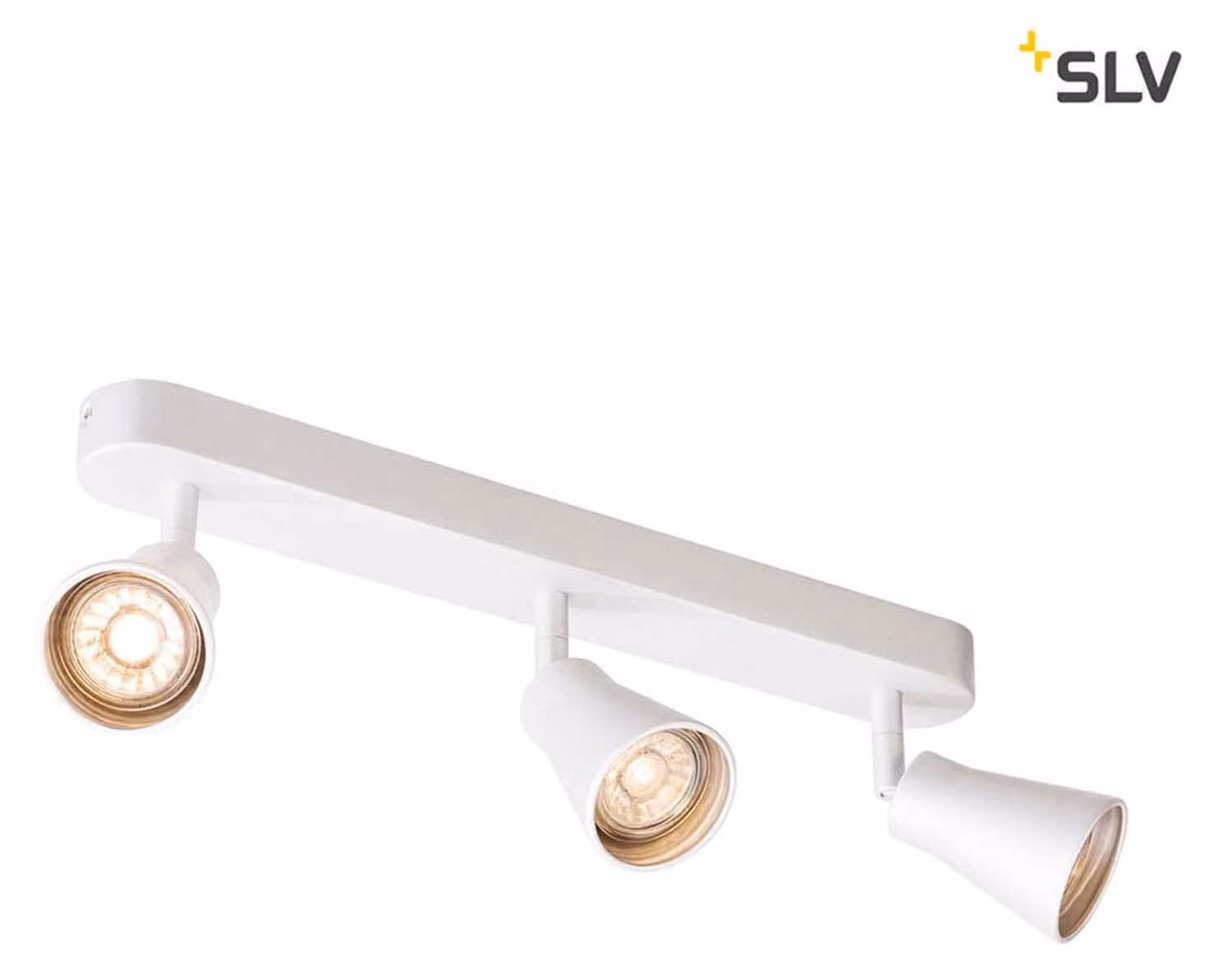 Avo CW faretto da soffitto bianco a 3 luci GU10 orientabile e girevole