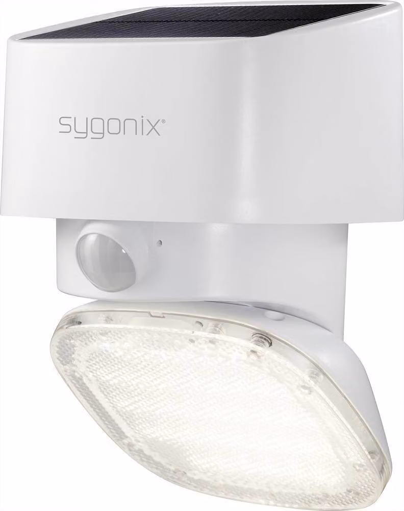Sygonix SY-4673534 Applique solare da esterno con rilevatore di movimento LED LED installato in modo permanente 20 W Bianco