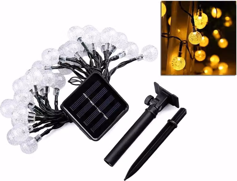 Zd69 Ghirlanda Solare Da Giardino 30Led