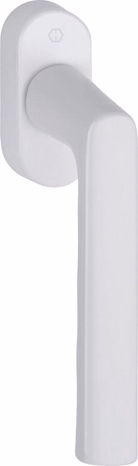 Maniglia per finestra Hamburg 0700L/U26 Alu.F9016 bianco traffico 32-42mm Stand.HOPPE