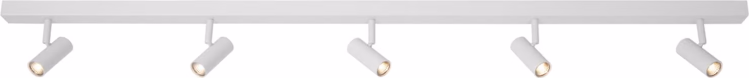Nordlux Faretto da soffitto Omari in bianco 3,2W 1800lm 5 fiamme