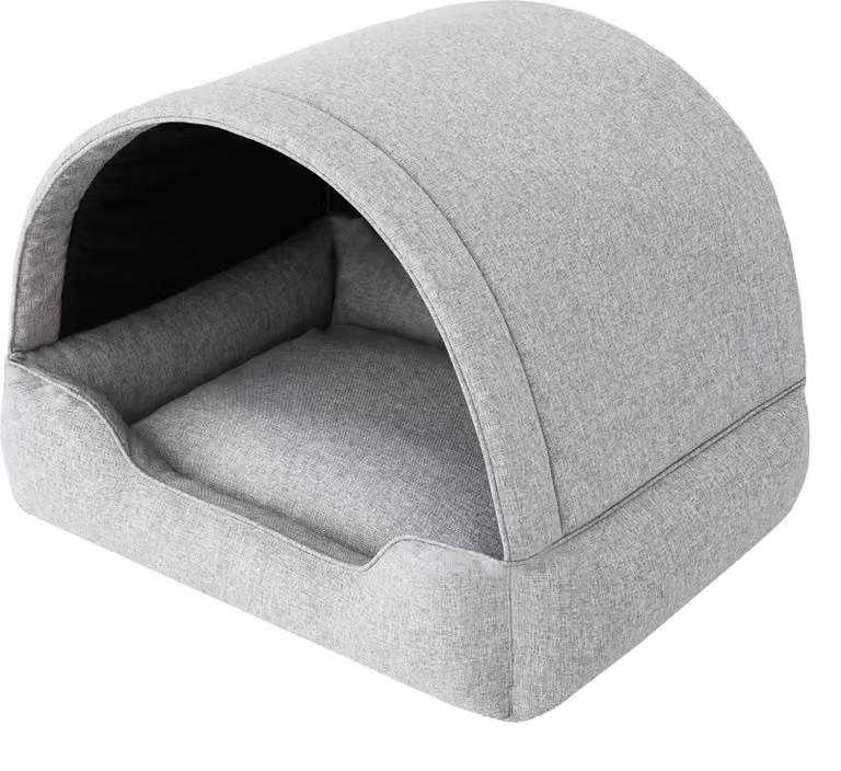 Lettino per cani, casetta per cani in tessuto, grotta per gatti, cuccia per cani, cestino per cani, sdraio per cani, posti letto, mobili per animali, divano per cani, frassino, L: 60x47 cm
