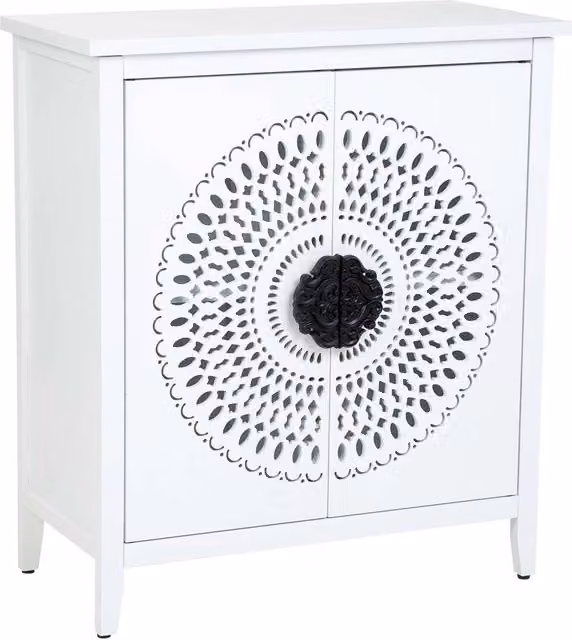 Credenza in legno a 2 porte 78x38x87