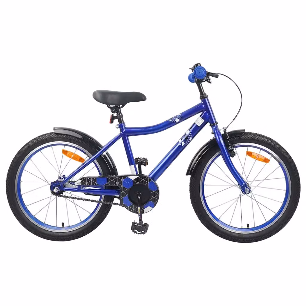 Bicicletta per bambini da 20 pollici in metallo e gomma, colore blu – 2