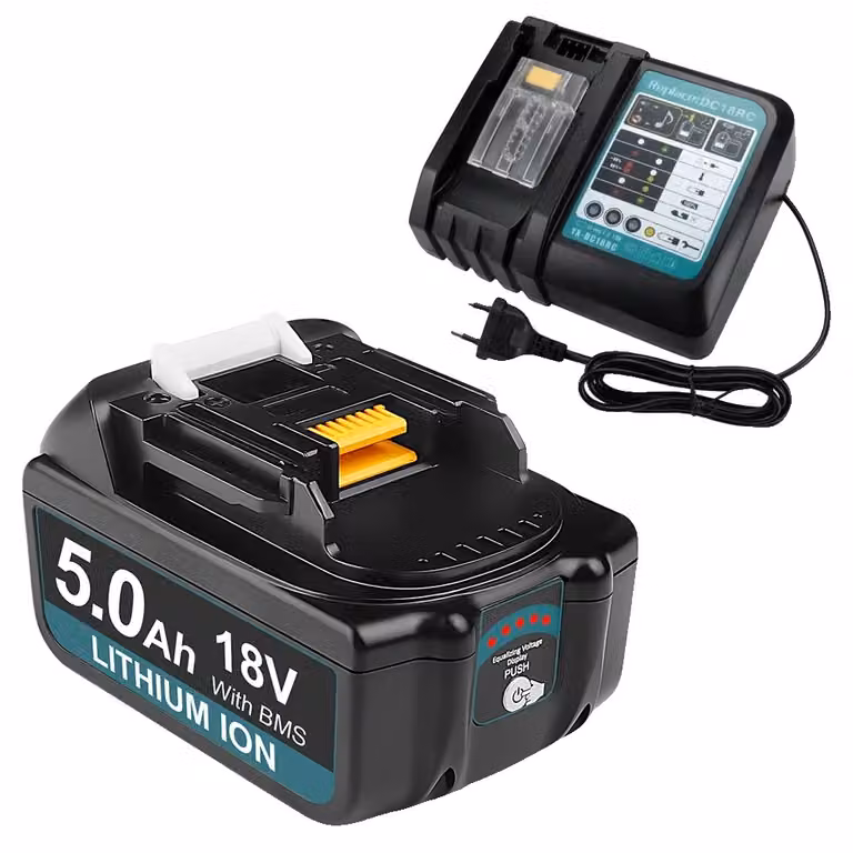 Batteria Makita da 18 V, ricaricabile, tecnologia agli ioni di litio, 5 Ah Set B, 18 V