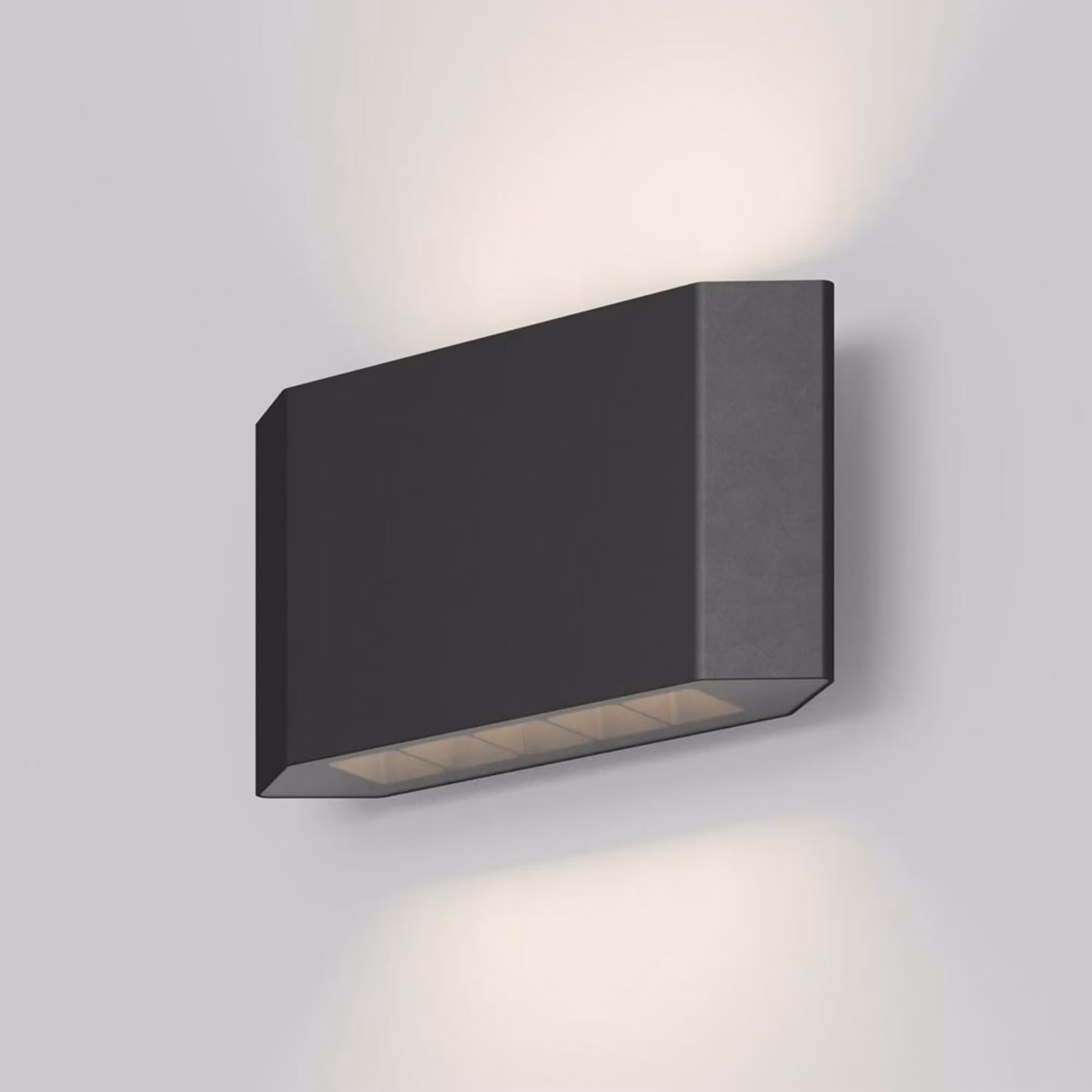 Lampada da parete per esterni grafite da incasso LED 8W Pull Maytoni