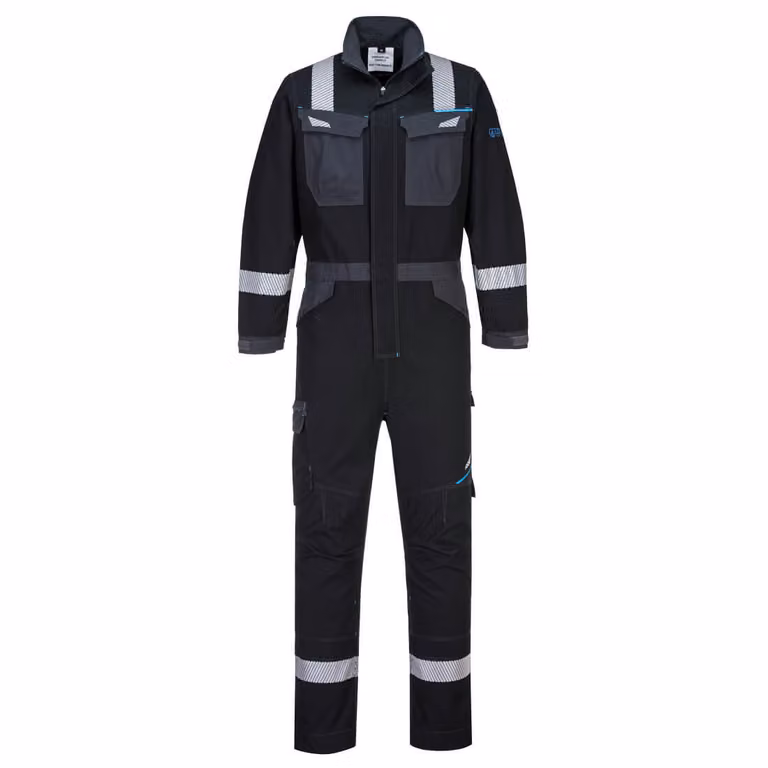 Portwest FR503 WX3 Tuta FR nera Gr. S