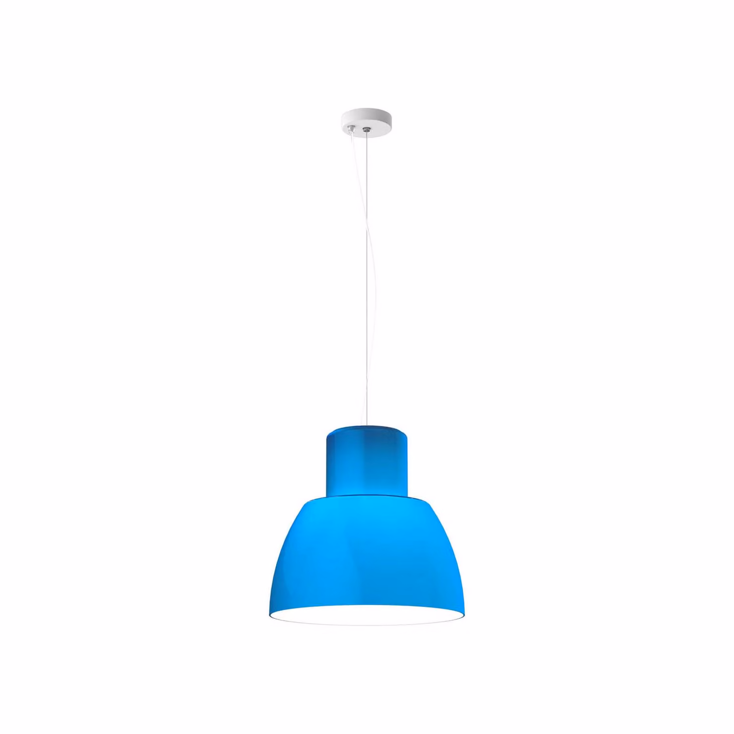 Nemo Lampada a sospensione in vetro Lorosae, dimmerabile, Blu, Soggiorno / Sala da pranzo, Vetro, Lampada a sospensione