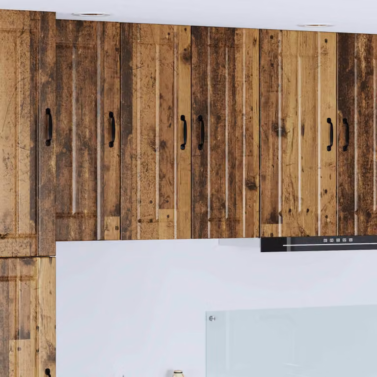 Armadietto a muro da cucina vidaXL LUCCA in legno marrone L/P/H: 30 x 31 x 80 cm