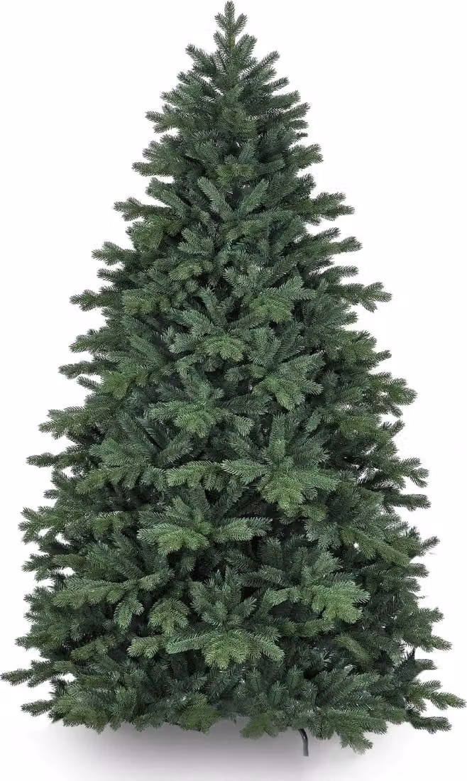 Albero di Natale artificiale verde DELUXE abete Bernard 360 cm con supporto