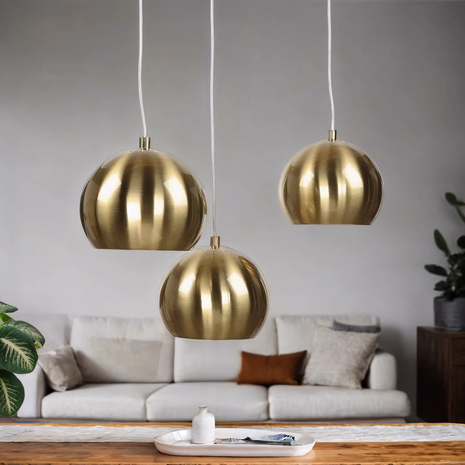 Lampada a sospensione a 3 luci con sfere in metallo oro regolabile in altezza E27 Lampada a sospensione tavolo da pranzo sala da pranzo soggiorno