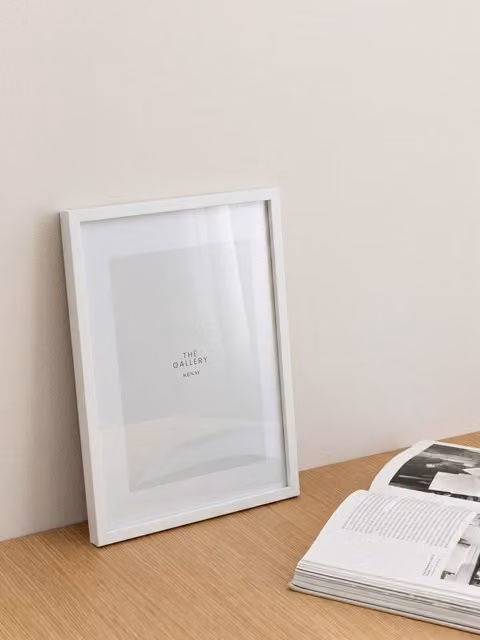 Cornice Elma Kenay Home bianca, L: 21 cm, H: 30 cm
