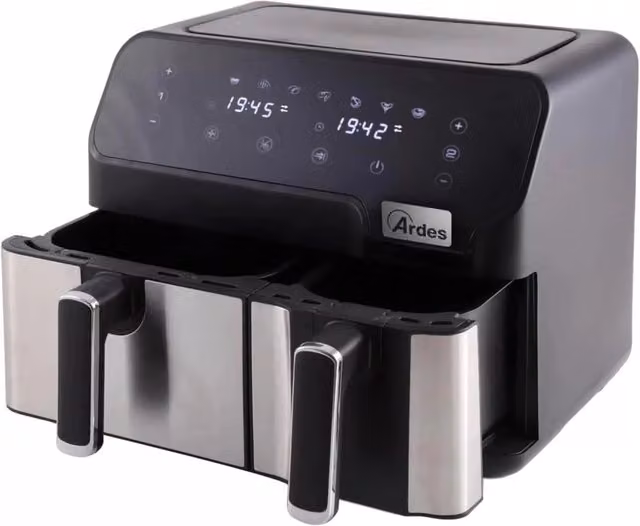Friggitrice ad aria Ardes Dual con doppio cestello e temperatura regolabile fino a 200 gradi – 1