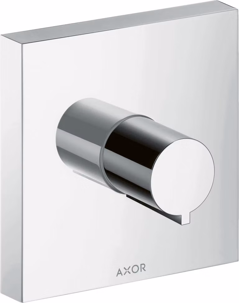 hansgrohe AXOR Starck Kit complet Robinet d'arrêt carré encastré DN15 / DN20, 10972000, 10972000