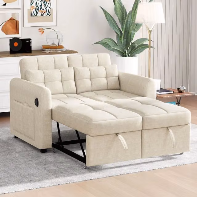 Divano letto moderno - Zephmum - 3 in 1 schienale regolabile USB