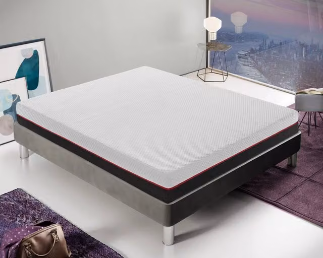 Materasso Piazza e Mezza 140x200 in Memory Foam Alto 20 cm 2 strati, sfoderabile